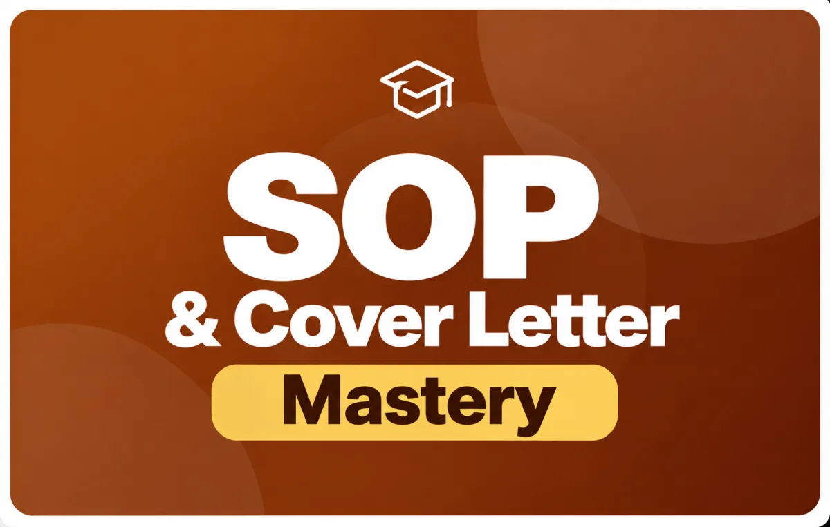 SOP & Cover Letter Mastery
